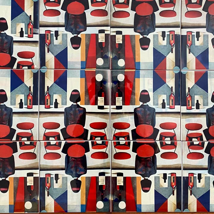 Art Tile Panel - 50s Bar por atacado de EME Culture Art