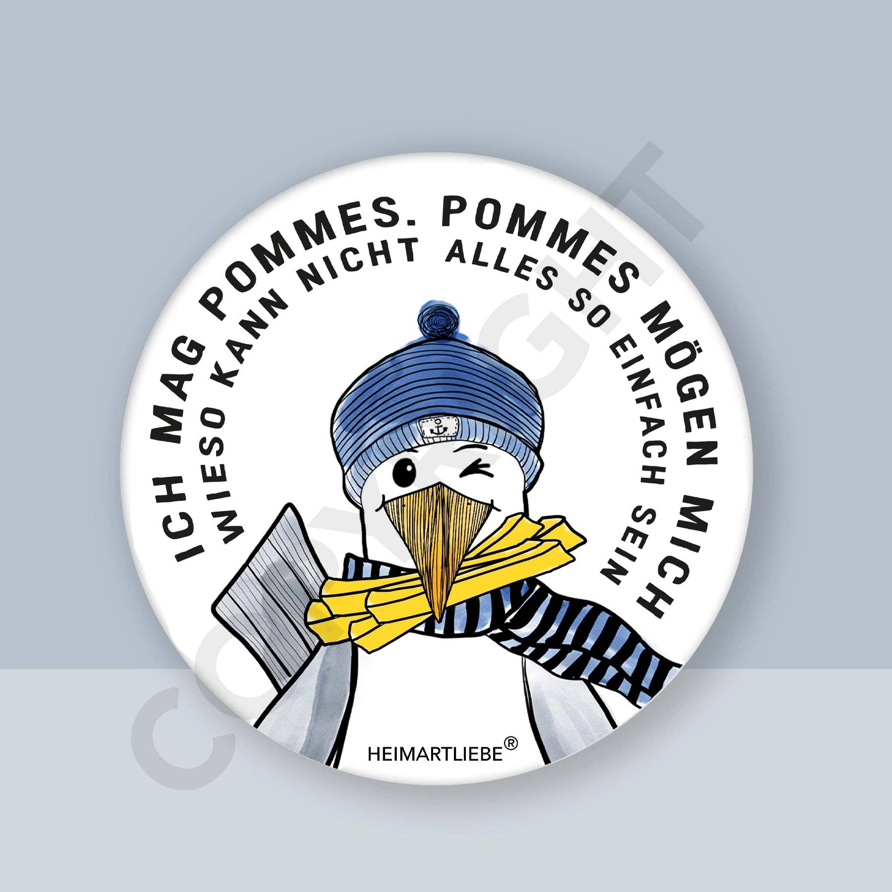 HEIMARTLIEBE® - Wholesale Bottle/Wine Opener - BOTTLE OPENER WITH MAGNET - I LIKE FRIES. I LIKE FRIES.