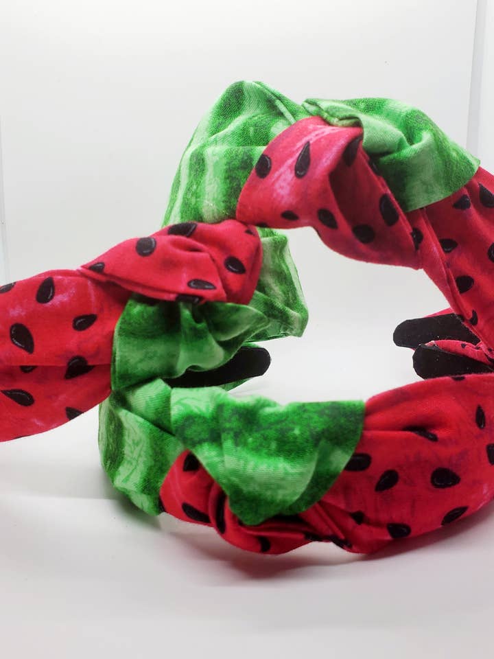 Vandmelon Knyttede pandebånd Håndlavet for engroshandel hos Maggie G