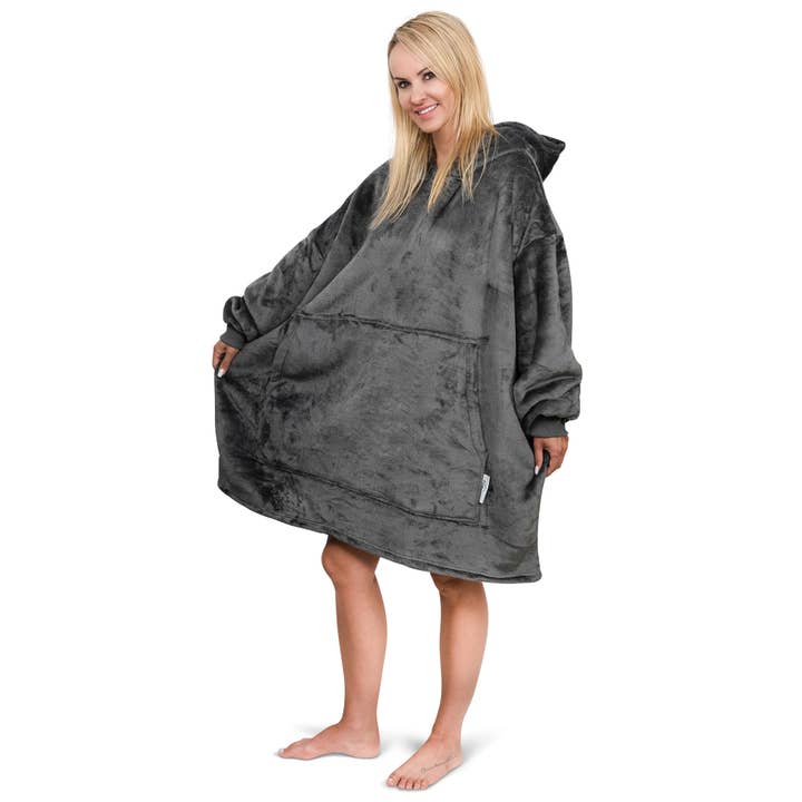 Smileify™ Deken met capuchon - Donkergrijs - Pro Max voor wholesale door Smileify