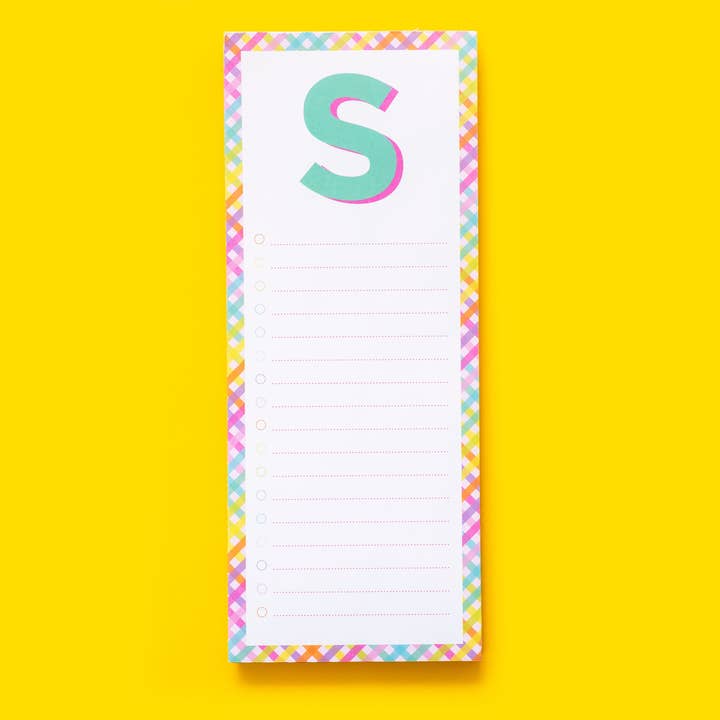 Taylor Elliott Designs - Vente Blocs-notes - Blocs de lettres A-Z - Chaque - Min. 4 (LP-A-Z)19