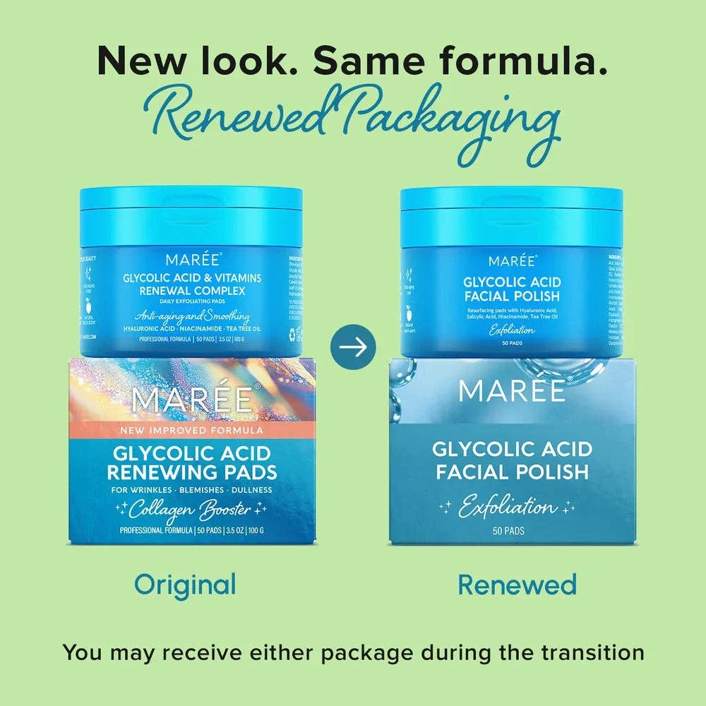 VIAI Beauty - Wholesale Facial Exfoliant/Scrub - Glycolic Acid Exfoliating Pads8