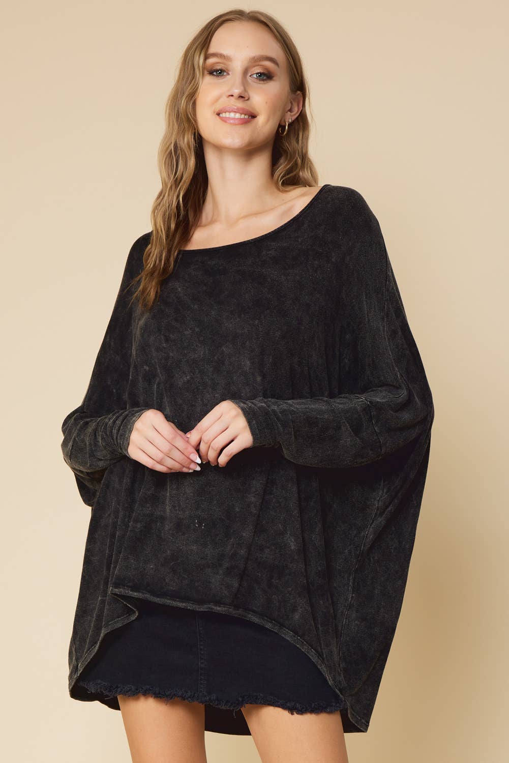 FSL Apparel – wholesale Tunika - Dam – ST3257 - TRÖJA ÖVER STORLEK PLAGG TIE DYE TUNIKA TOPP0