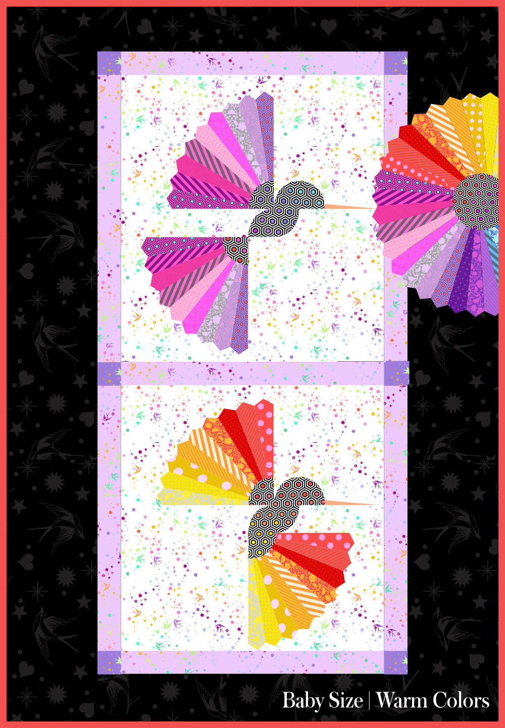 Rachel Rossi Design - Wholesale Quilt - Hover | Hummingbird Quilt Pattern3