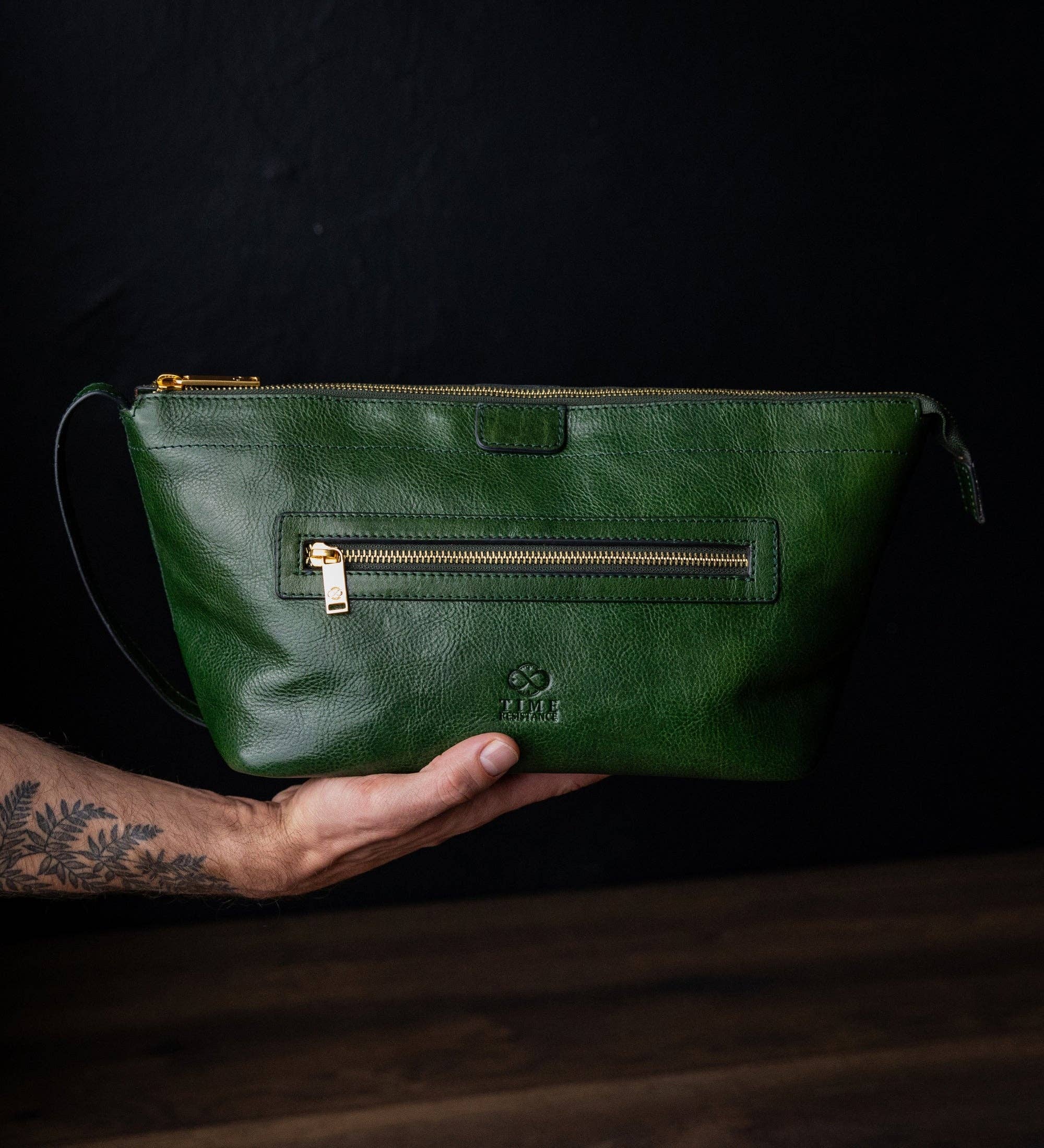 Time Resistance – Großhandel Schmink-/Kosmetiktasche – Leder-Kosmetiktasche Dopp-Kit - Ragtime29