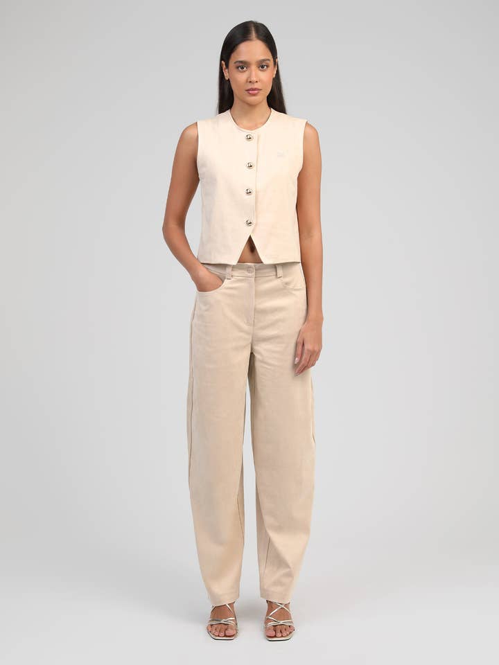 PANTALON PHILONA ecru pour la vente par An'ge