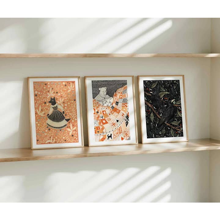 Katia Hinic Studio - Wholesale Art Print - 'Mother Sews' Art Print1