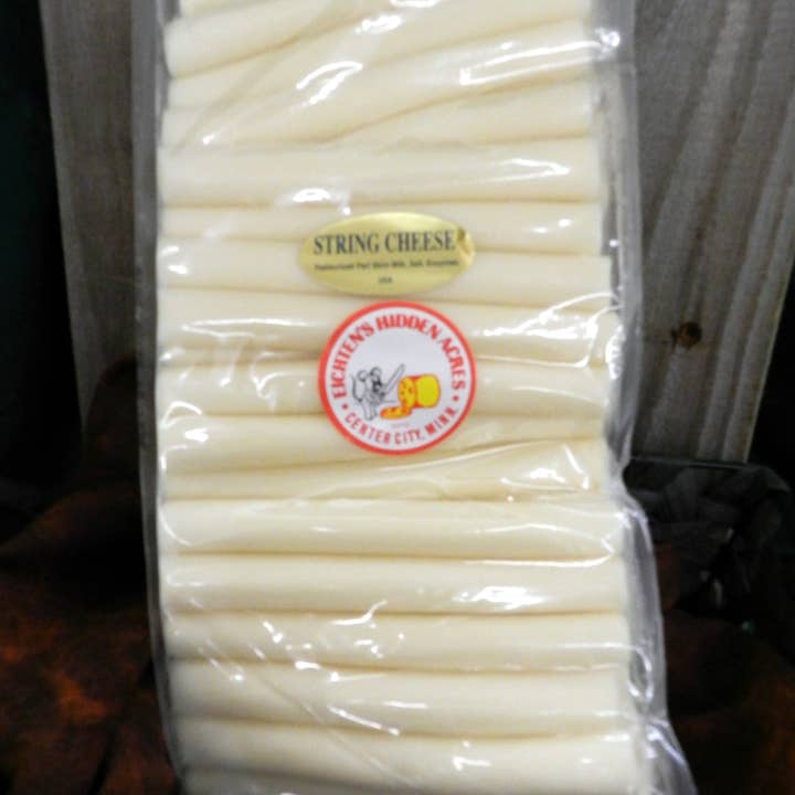 Plain String Cheese 5 lb Bag for wholesale by Eichtens Cheese
