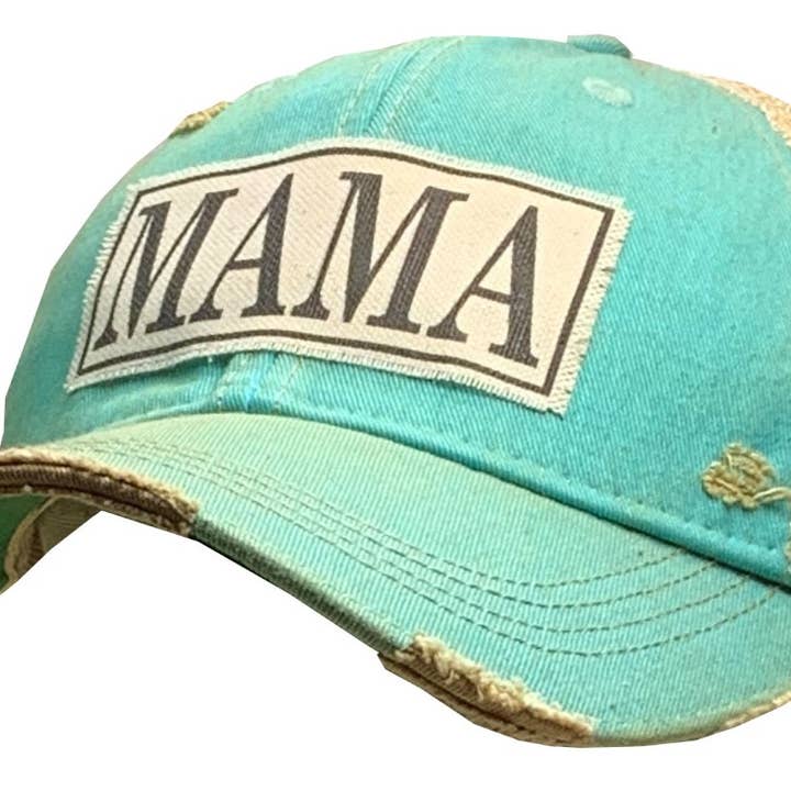 Mama Distressed Trucker Hat Baseball Cap for wholesale by Vintage Life