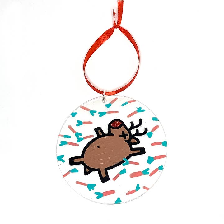 Toter Rentieranhänger für den Großhandel von Robin Good Art & Design