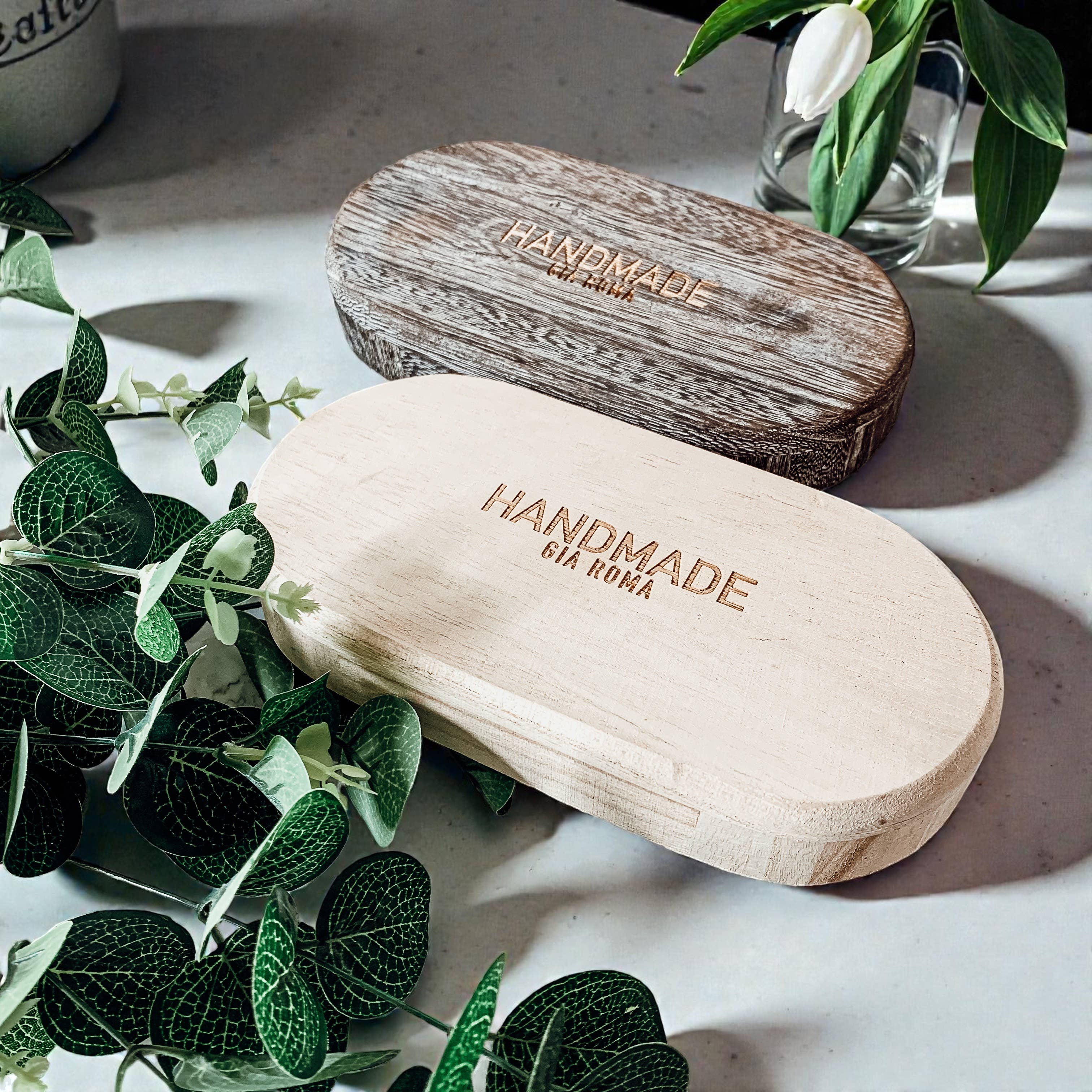 Gia Roma - Wholesale Decoratief dienblad - Ronde houten standaard en sierbord voor tafeldecoratie63