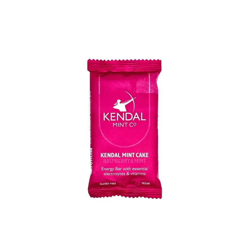 Kendal Mint Co® – wholesale Snack bar – KMC NRG BAR Kendal Mint Cake Pocket-sized Energy Bar - Raspberry & Mint5
