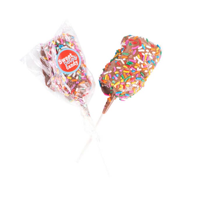 Sweet Pete's Candy – Doces cobertos de chocolate por atacado – Marshmallow Fluff Pop - Marshmallow Pop