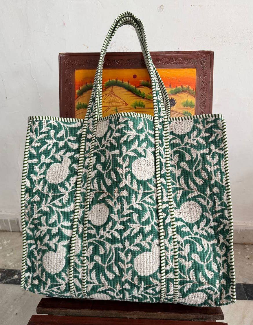 GYPSY STUDIO - Wholesale Shoulder Bag - Women's - Handmade Cotton Bag Block Printed Shoulder Bag Shopping Bags0