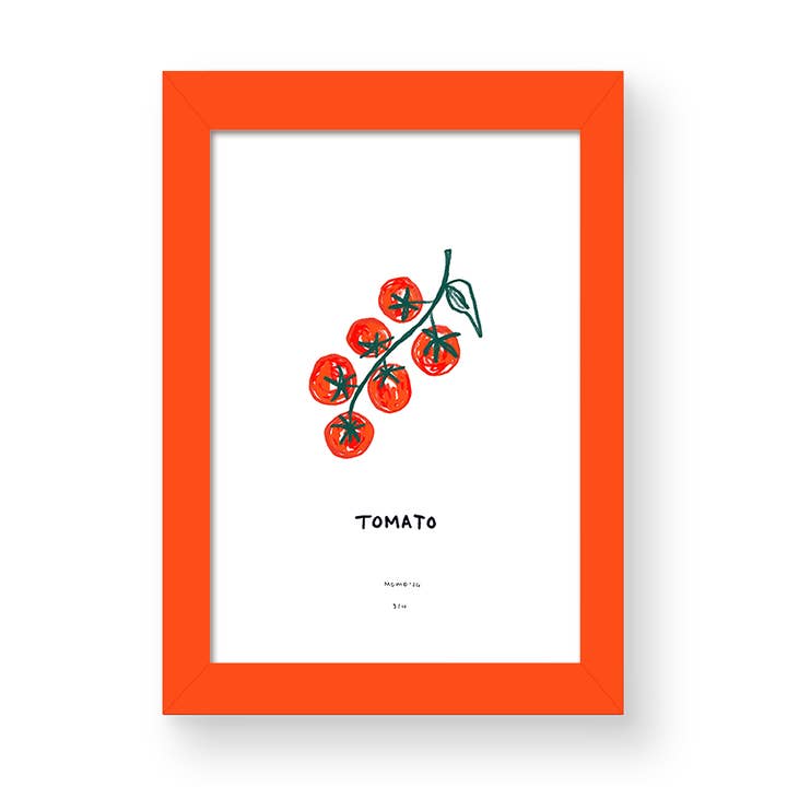 Tomato Mini Print for wholesale by Martha Duncan Studio