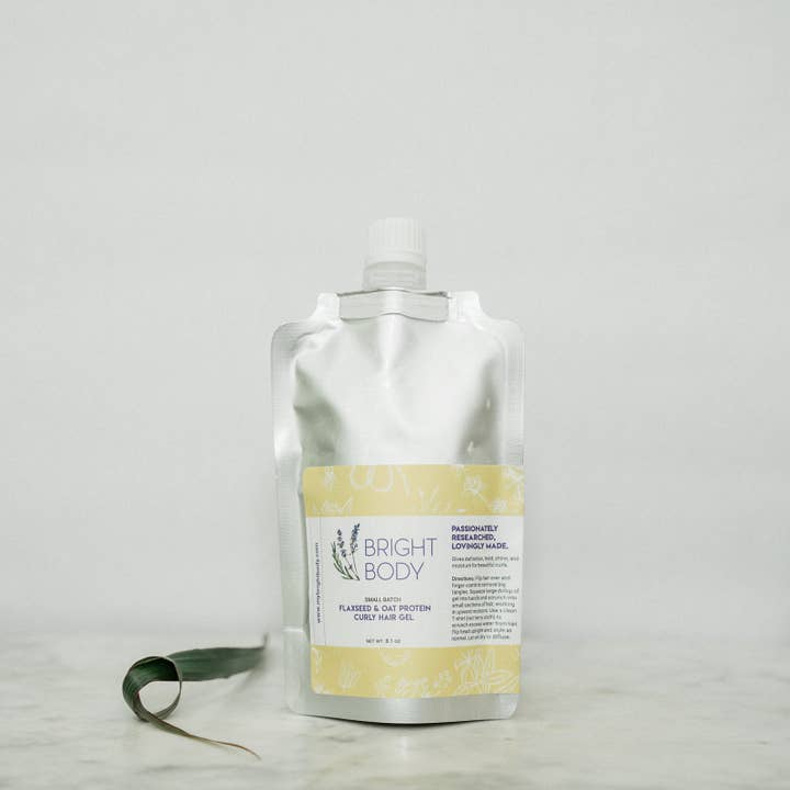 Bright Body - Wholesale Hair Styling Gel/Mousse - Flaxseed & Oat Protein Curly Hair Gel | Nontoxic Curl Gel3