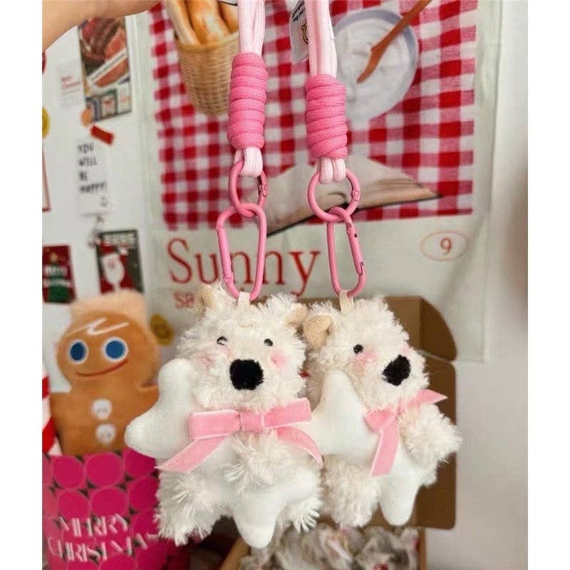 FurDecoration - Wholesale Keychain - Women's - Cute Plush Dog Keychain1