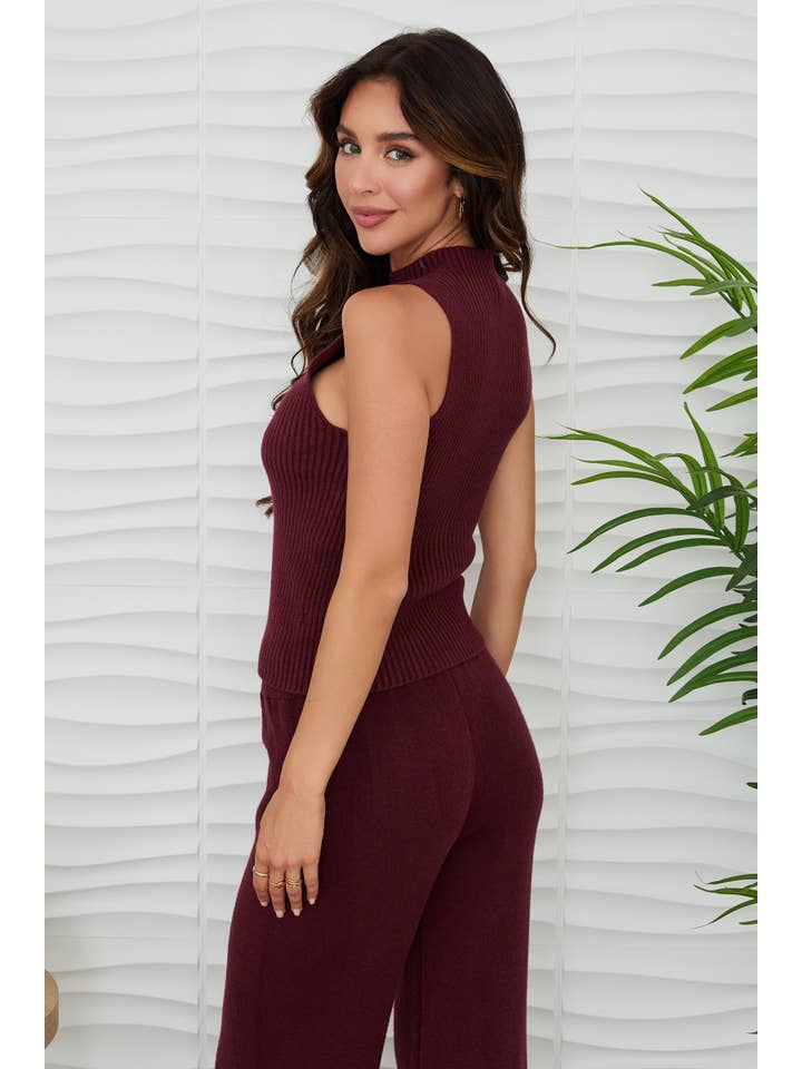 MILIO MILANO - Vente Haut en maille â femme - COQUILLE CĂTELĂE EN VISCOSE SANS MANCHES (330117/37715)27