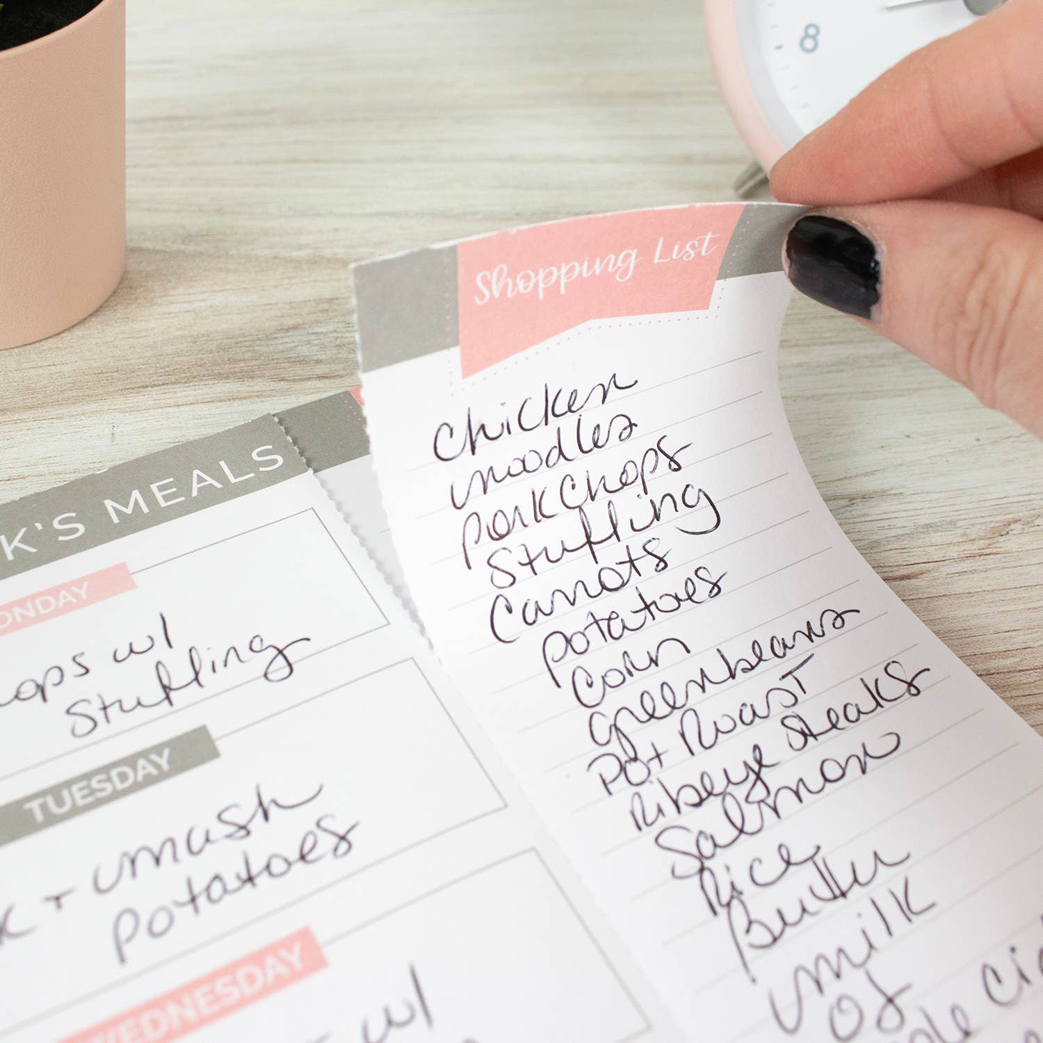 bloom daily planners - Wholesale Notepad - Magnetic Meal Planning Pad 6x9 in10