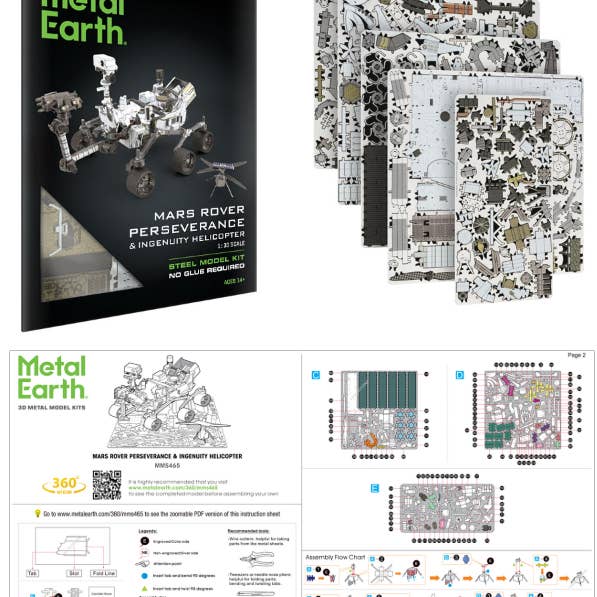 Mars Rover Perseverance & Ingenuity Helicopter for wholesale by Metal Earth