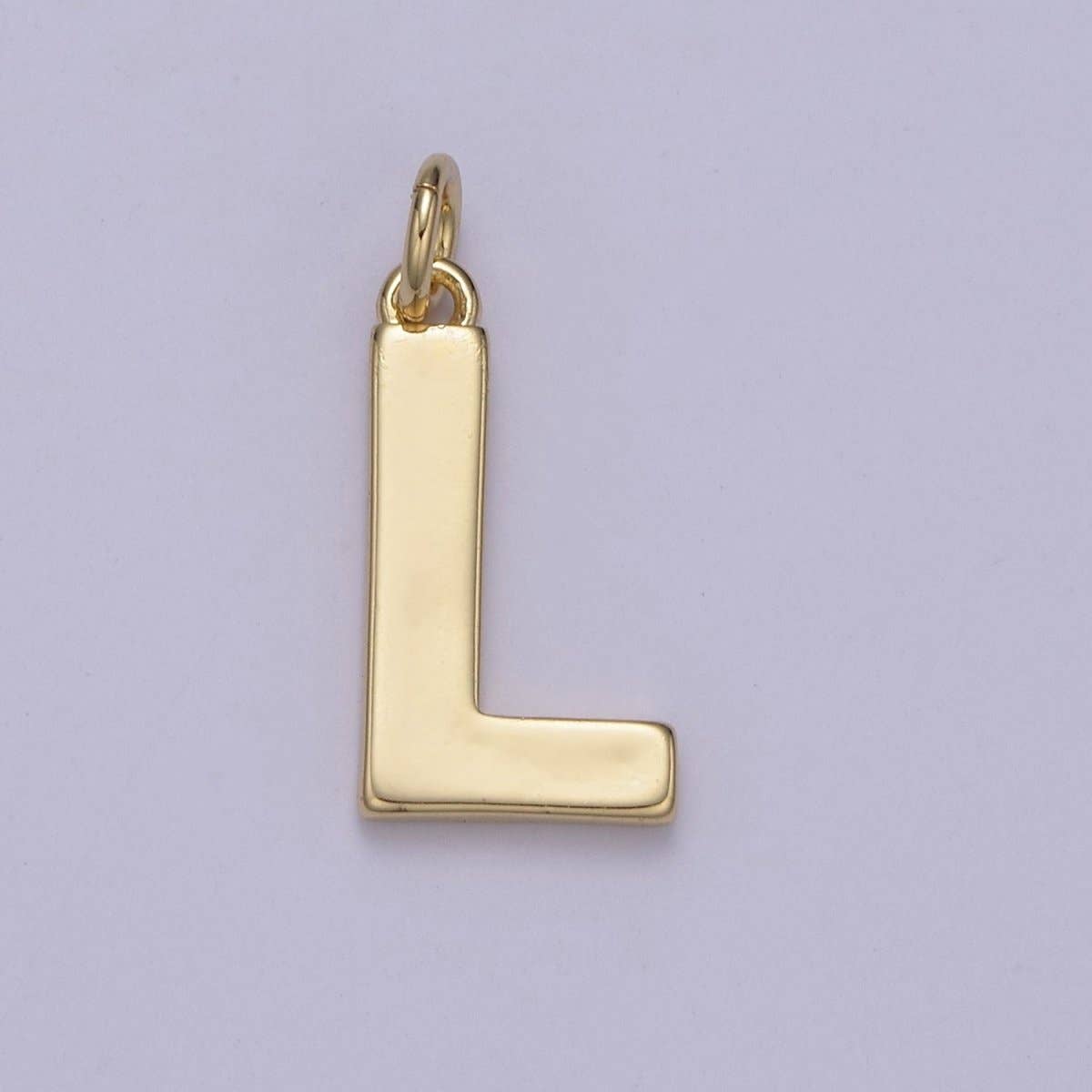 Aim Eternal – wholesale Individual charm/pendant – 14k Gold Filled Minimalist Font Initial Letters Pendant Charm Wholesale Jewelry Supply A-703-A-71511