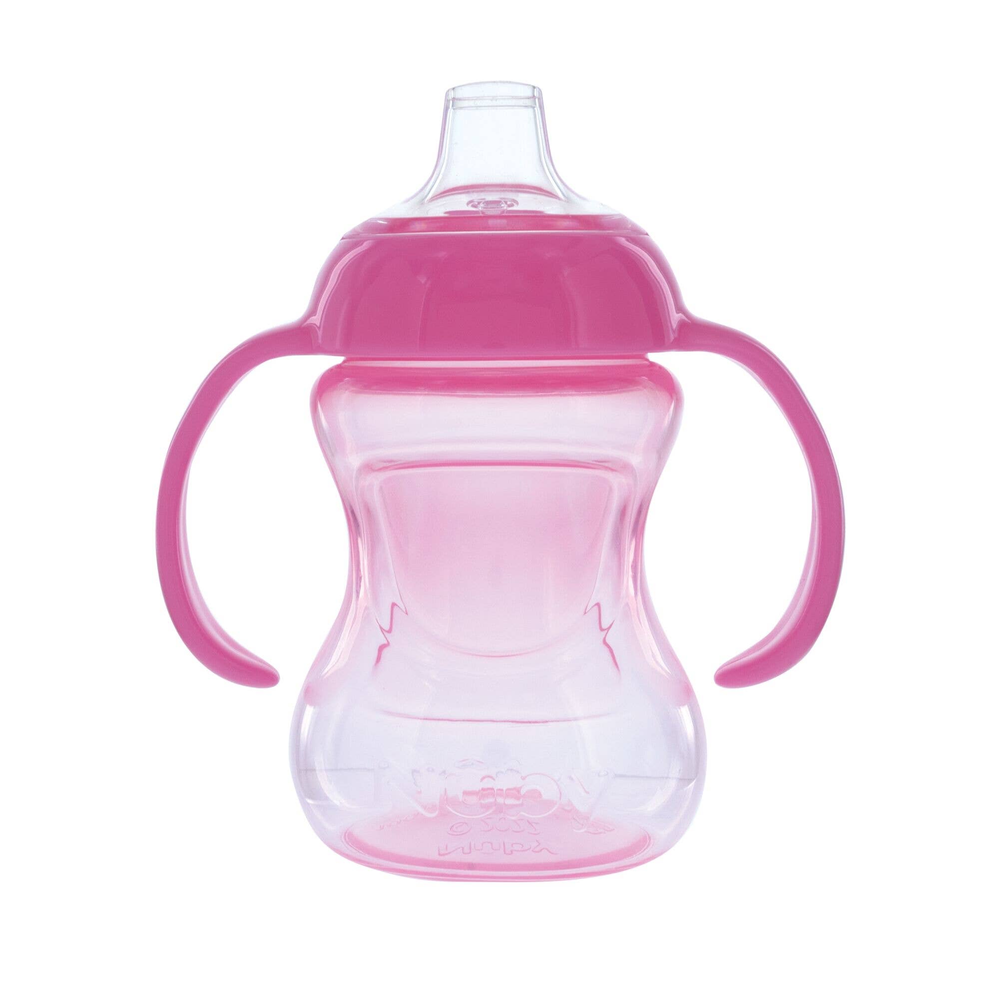 Nuby - Wholesale Drinking Glass/Cup - Nuby 3 Pack 6oz Mini No Spill Easy Grip Trainer Cups23