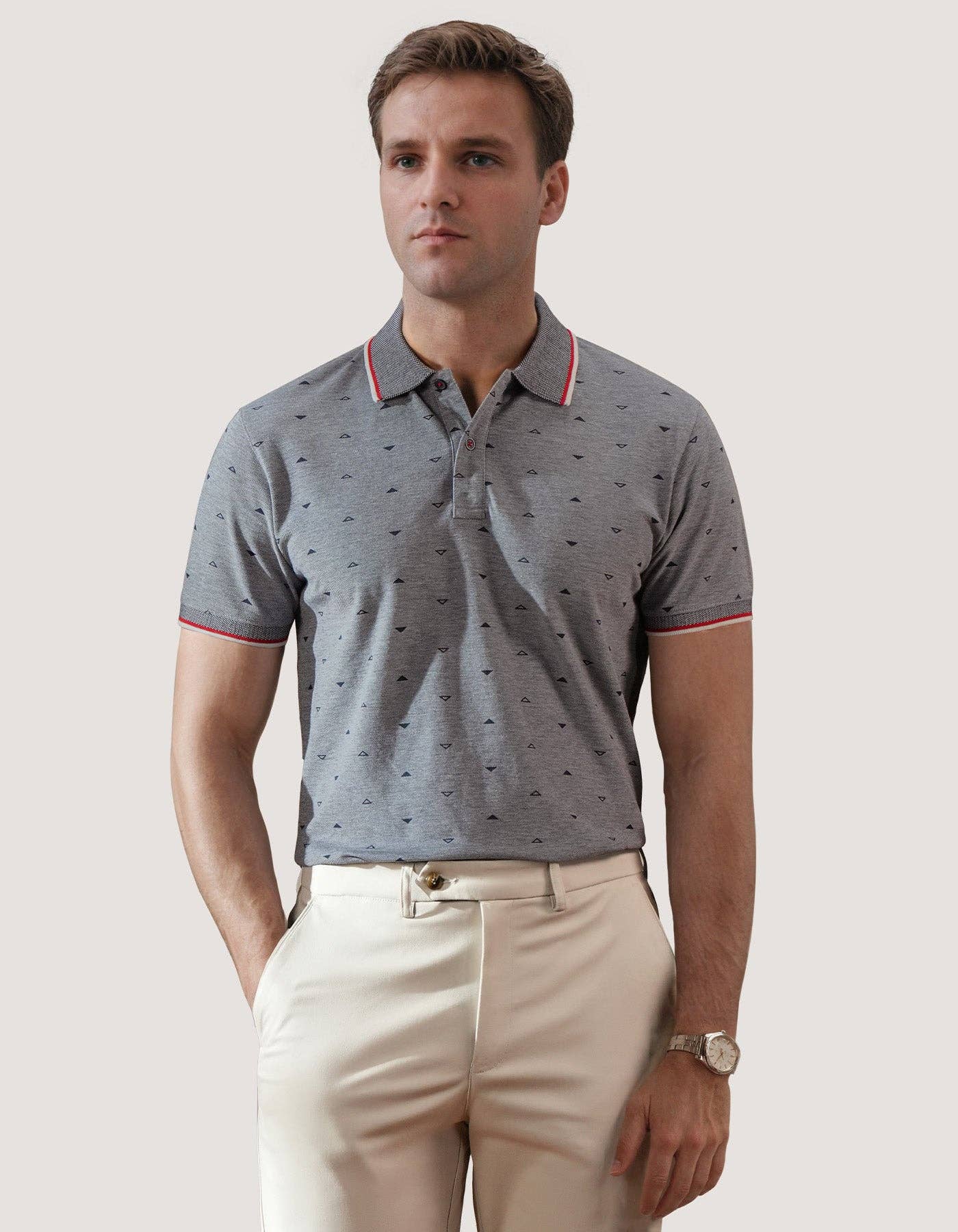 Brian Oak Limited - Vente Polo – homme - Polo à motif marine
