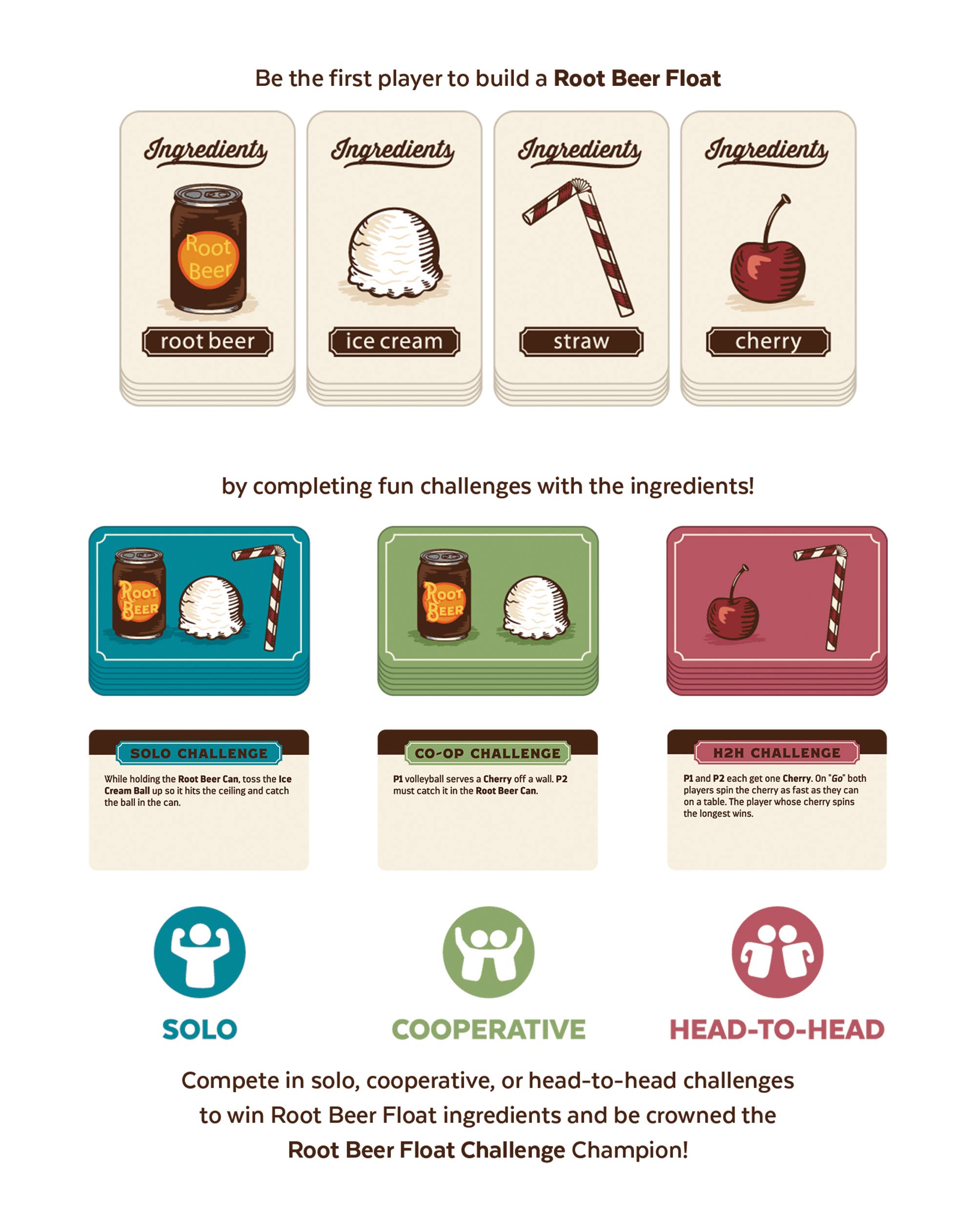 Gray Matters Games - Wholesale Board Game - The Root Beer Float Challenge2