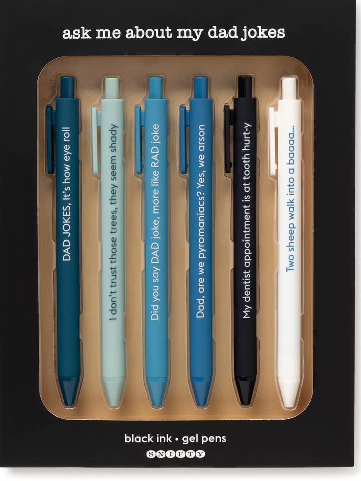 DAD JOKES QUOTABLE PEN SET for wholesale by SNIFTY