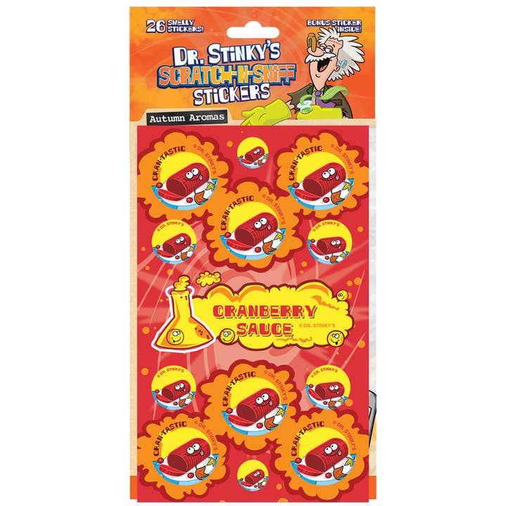 JFL Enterprises - Wholesale Sticker - Kids & Baby - Cranberry Sauce Scratch-N-Sniff Sticker