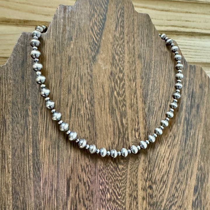 Wild Hancock Creations - Wholesale Choker/Collar - Navajo Pearl Choker/Western Choker/Sterling Silver Choker3