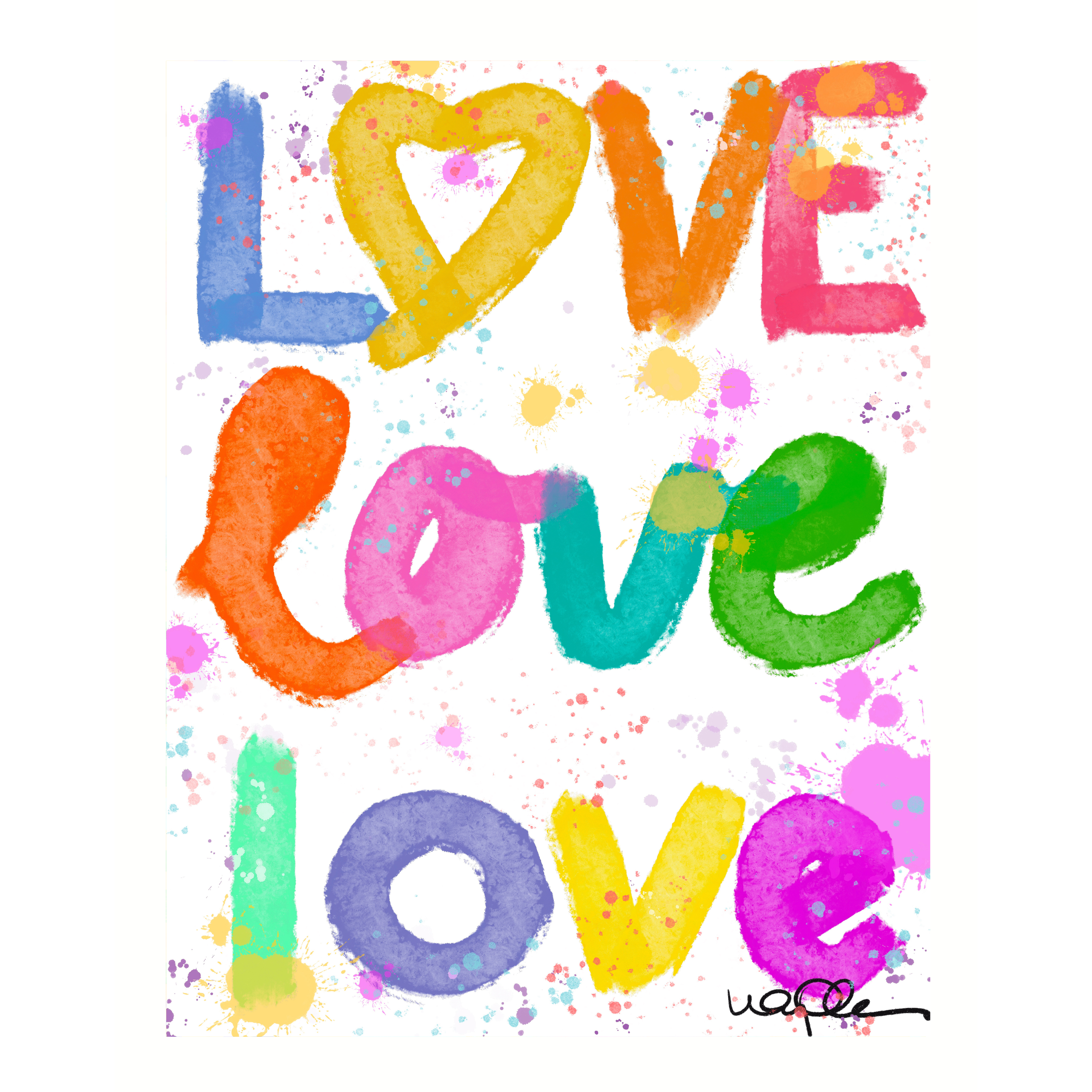 Windy O'Connor Art & Home - Wholesale Art Print - Love Language  - Mini 8" x 10" Print1