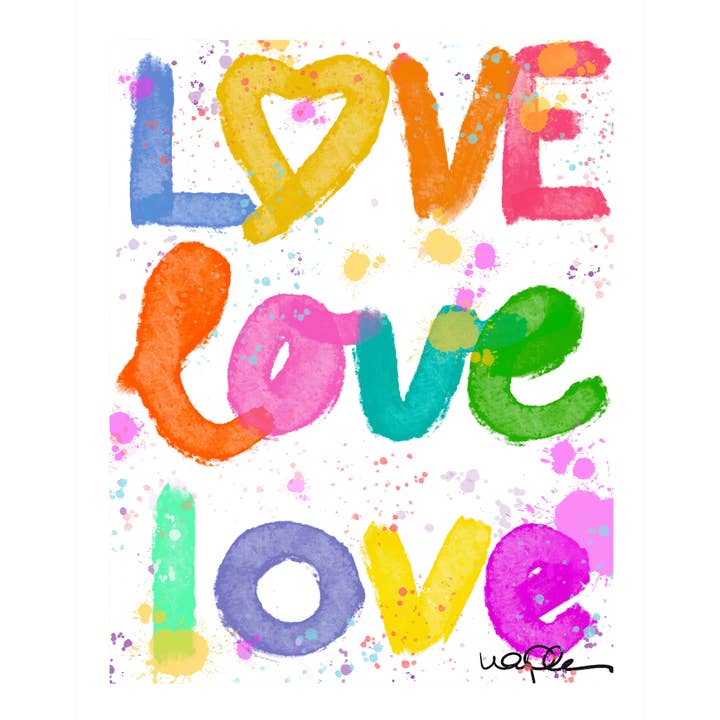 Windy O'Connor Art & Home - Wholesale Art Print - Love Language - Mini 8" x 10" Print1