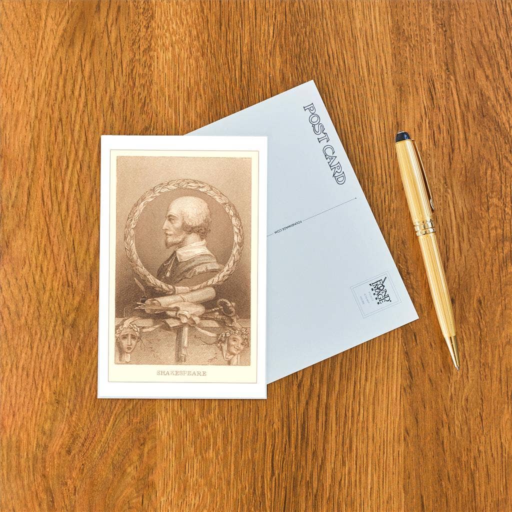 Found Image Press - Wholesale Postcard - Postcard LT-26 Profile of Shakespeare1