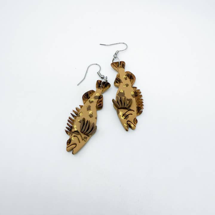 Wild Coho Clay - Wholesale Dangle Earrings - Lingcod Earrings1