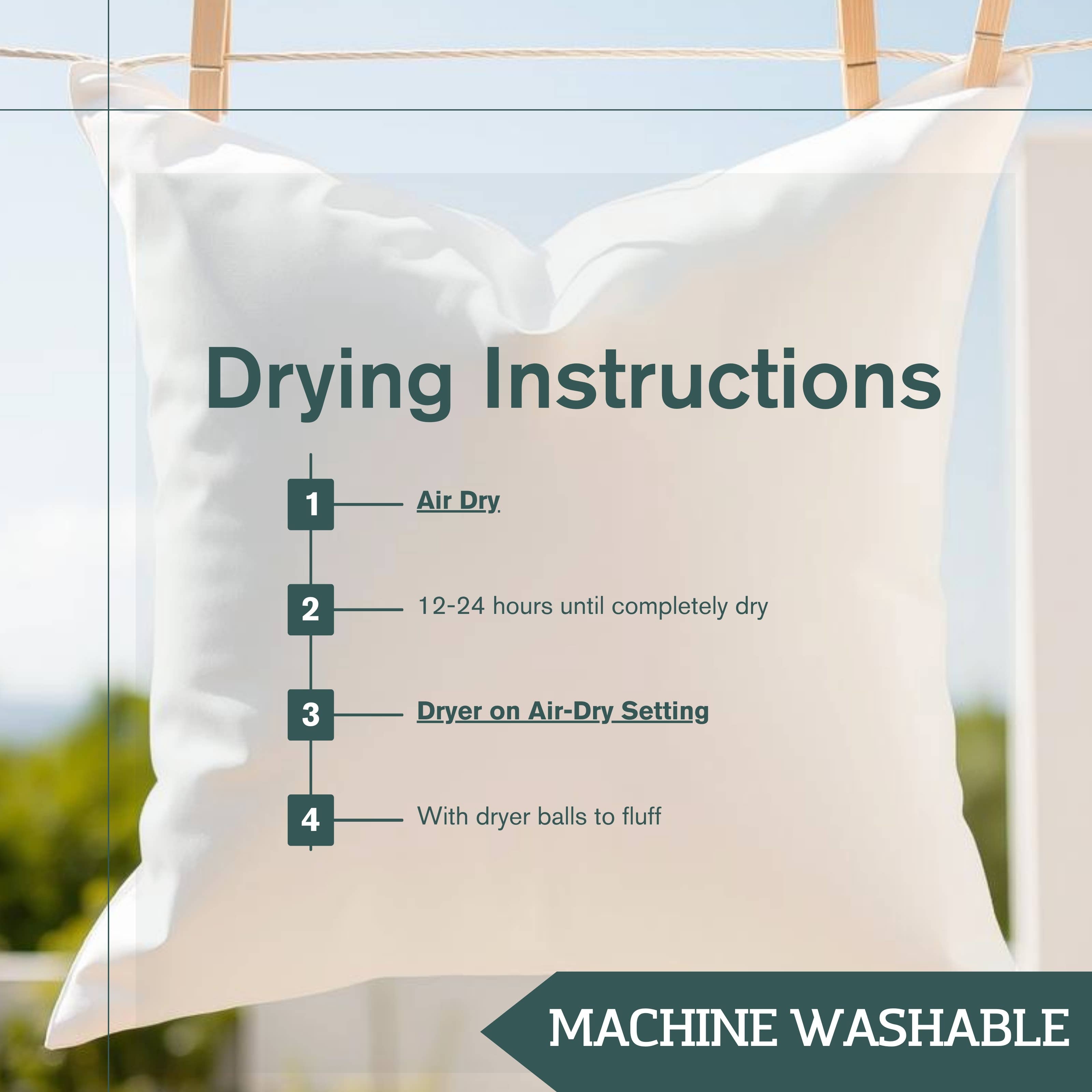 India's Heritage – Großhandel Zierkisseneinsatz – Feder- und Daunenkissen, 60 cm x 60 cm4