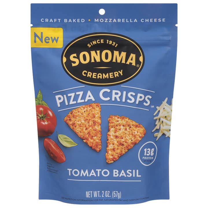 Everyday Supply Co - Wholesale Crackers - Sonoma Creamery - Crisps Pizza Tomato Basil - CS of 6-2 OZ