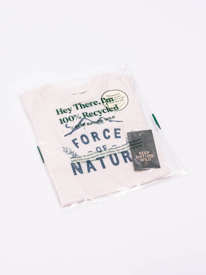 Keep Nature Wild - Wholesale Screen Printed T-Shirt - Kids - Force of Nature Toddler Tee | Natural6