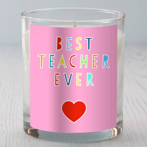 Scented Candles 'Best Teacher Ever for wholesale by ART WOW
