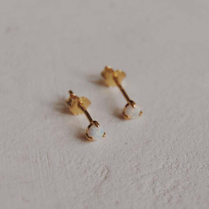 Olive Branch Jewelry & Co. - Wholesale Stud/Post Earrings - Opal Stud Earrings2