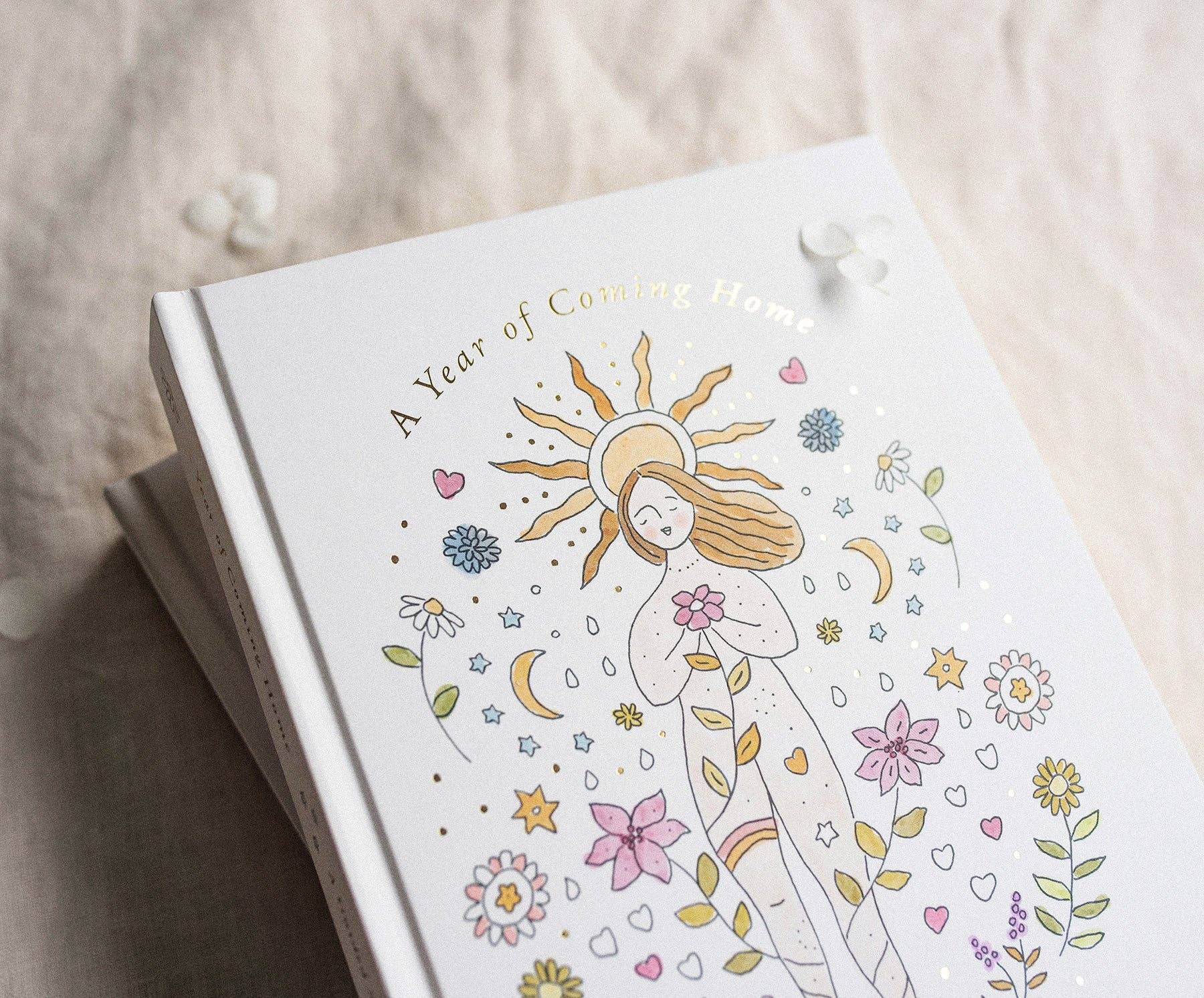 Musings from the Moon – wholesale Journal och dagbok – A Year of Coming Home – guidad dagbok för egenkärlek20