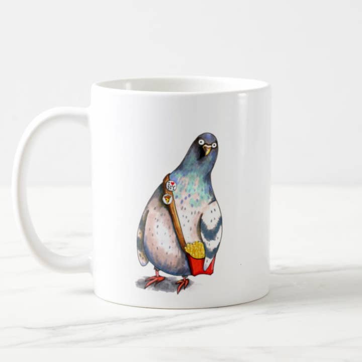 Lemon Zesty - Wholesale Coffee Mug - New York City Pigeon Mug