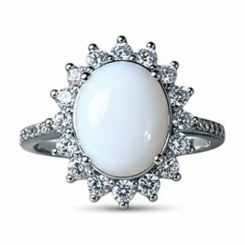 Halo Aurovalo Ring for wholesale by Nohana