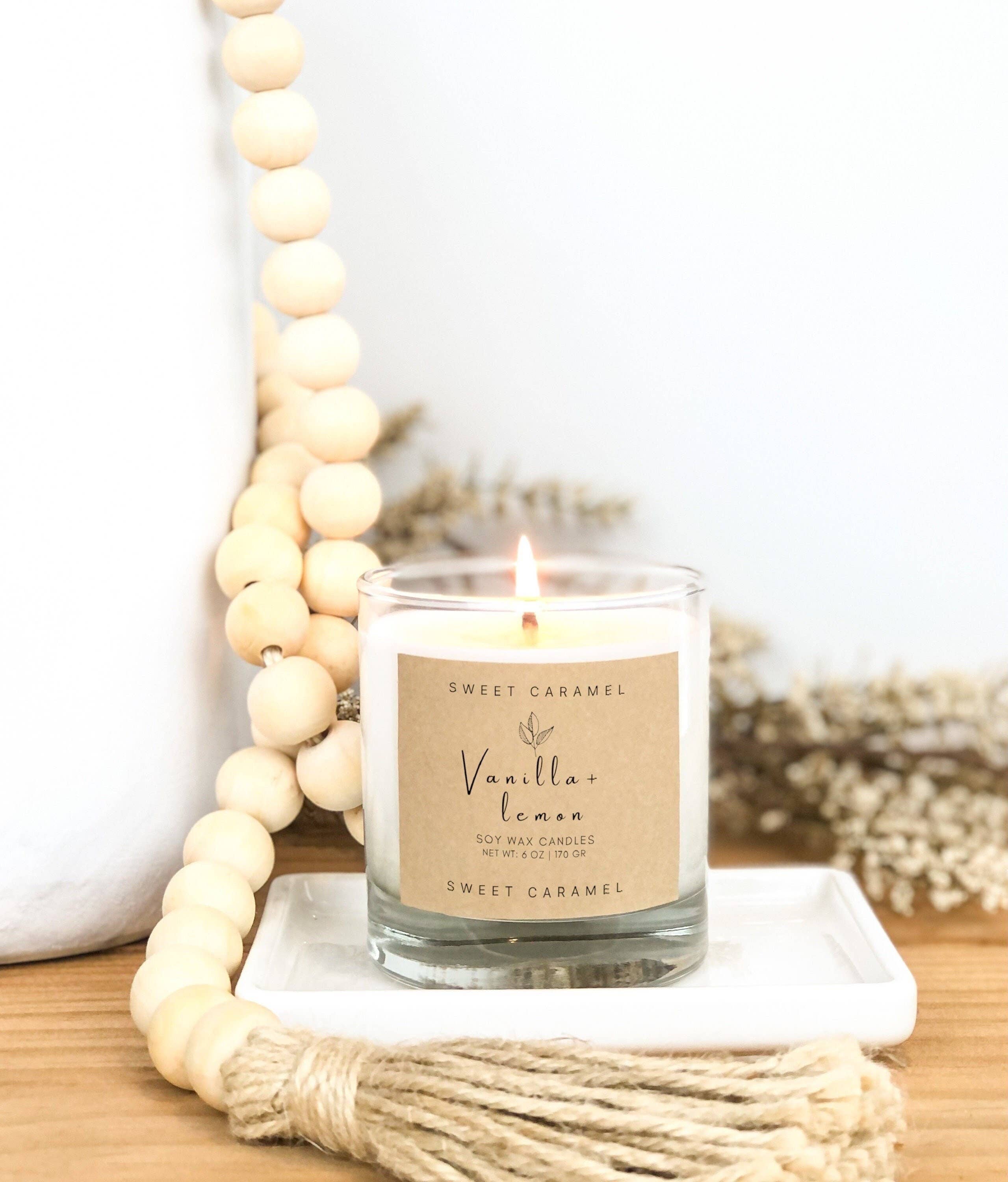 Sweet Caramel Shop – wholesale Jar/filled candle – Handmade Soy Candles, Scented, Vegan, Natural candle, Gifts