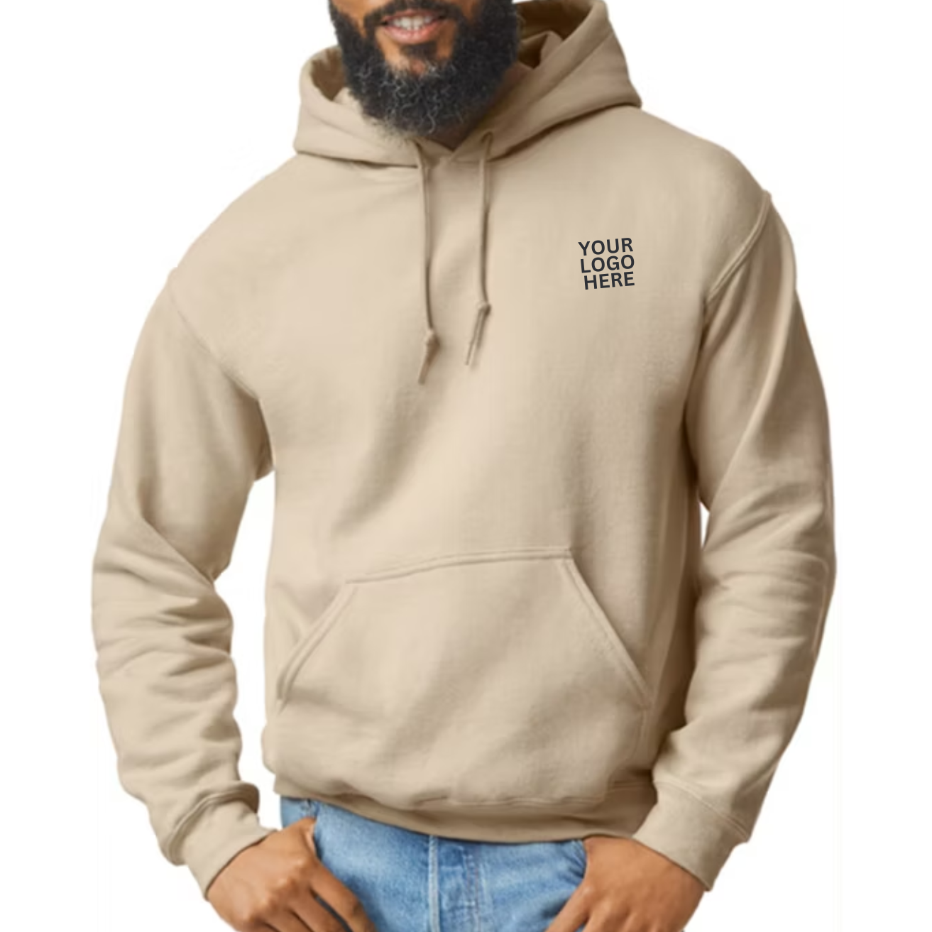 SD Merch Co. - Custom Embroidery - Wholesale Sweatshirt - Unisex - Pullover Hoodie Sweatshirt - Customizable2