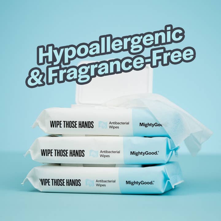 Mighty Good Solutions - Wholesale Hand Sanitizer - MightyGood Wipe Those Hands Hand Sanitizing Wipe, Unscented