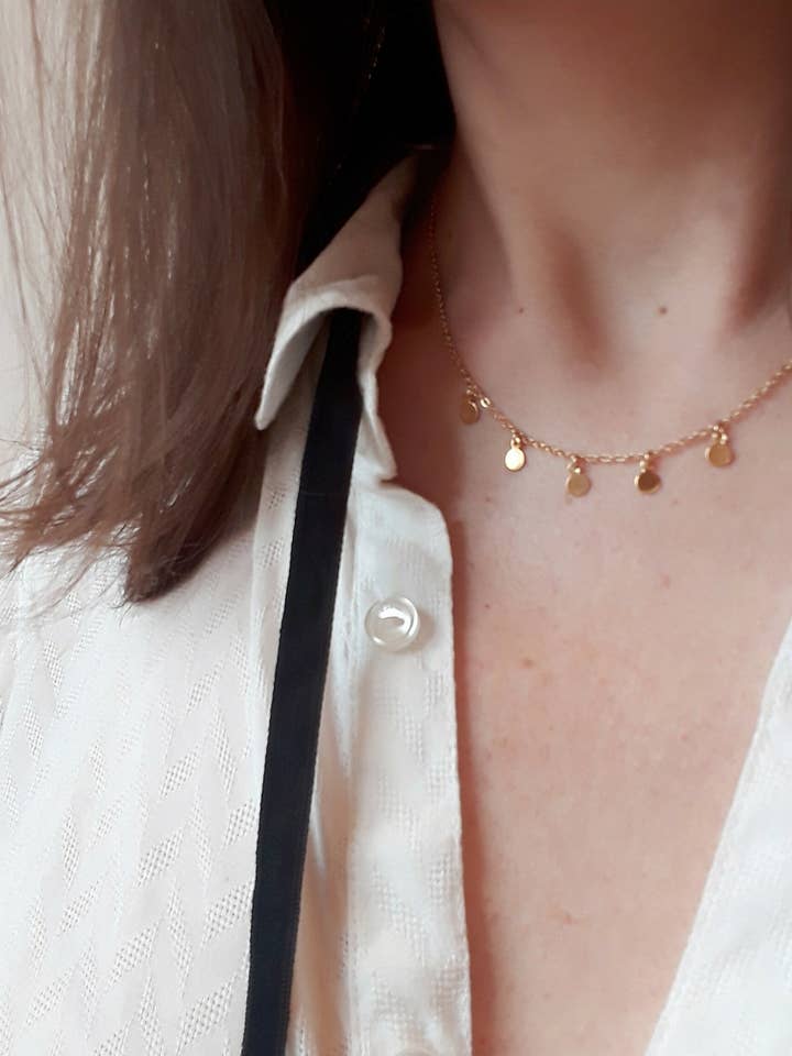 Thea necklace for wholesale by Sissi100fils Bijoux