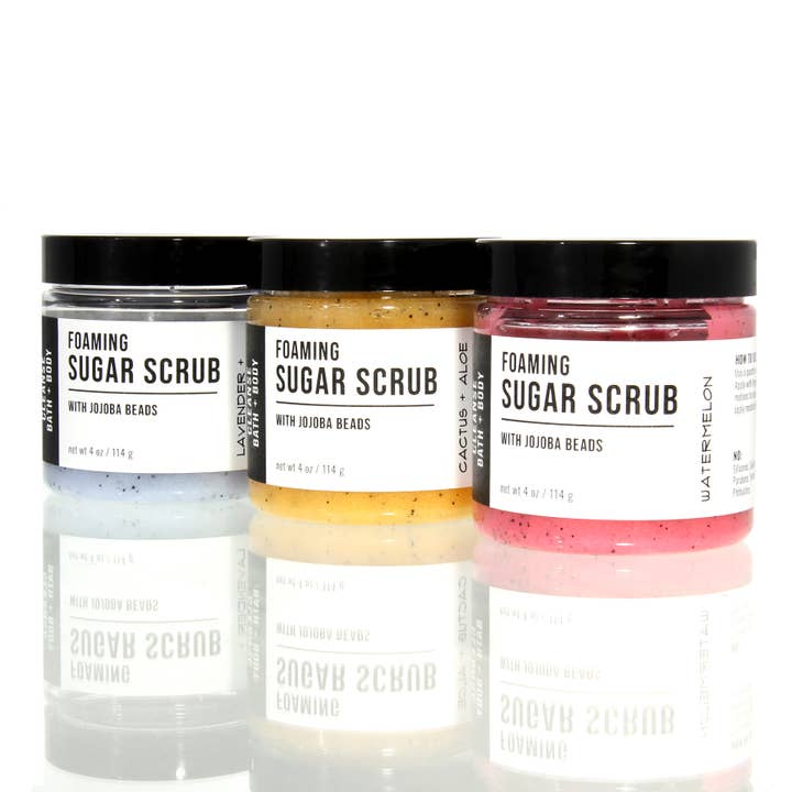 Cleanse Bath and Body - Wholesale Body Scrub/Exfoliant - Foaming Sugar Scrub with Jojoba Beads