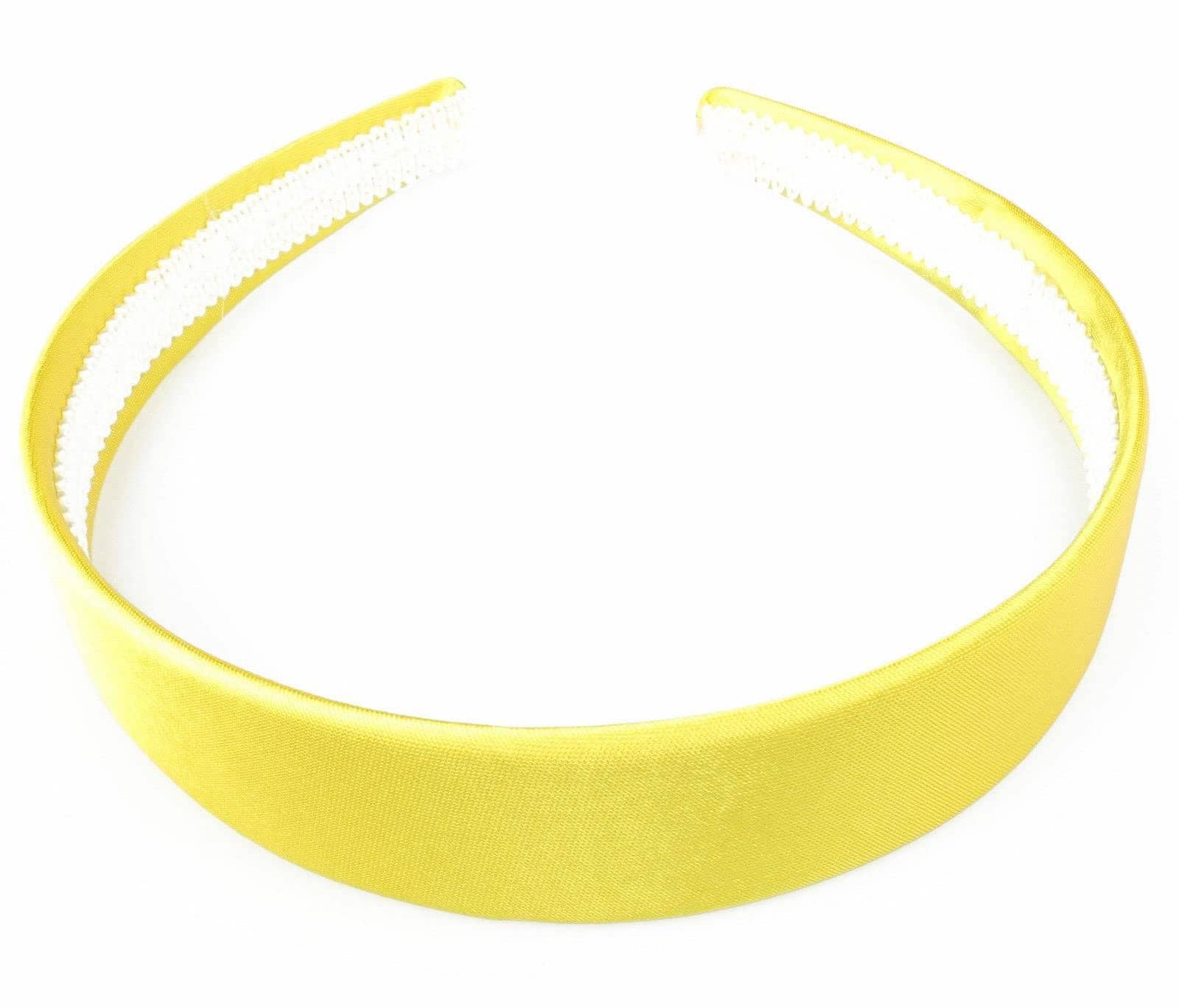 Topkids Accessories – wholesale Fashion headband – women's – Satin Alice Headband Head Band Hairband Hair Band Women for Adult Girls Kids School 60s 70s 80s Plain Aliceband 2.5cm 1" Thick Wide Hard20