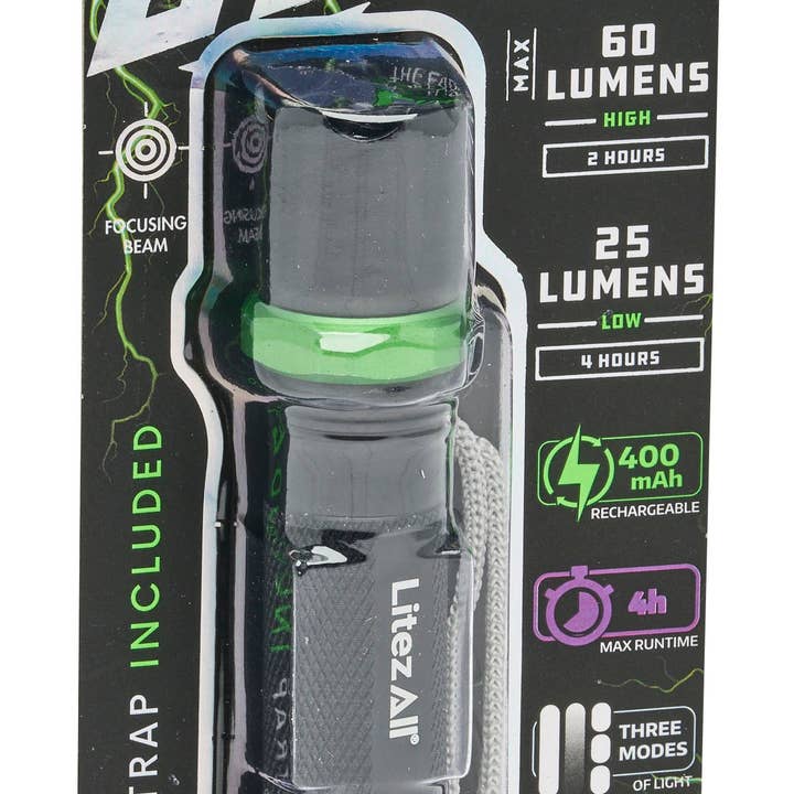 LitezAll - Wholesale Flashlight - LitezAll Rechargeable Mini Tactical Flashlight21